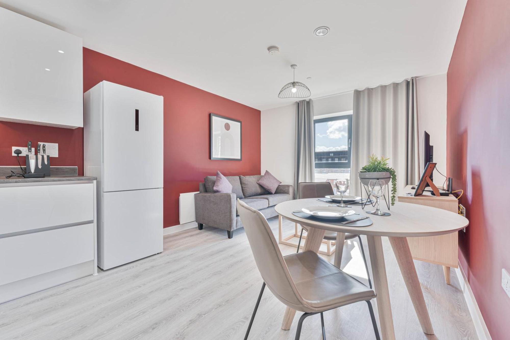 Stayzeni, Hardwick House Derby Smart 1 Bed Flat Dış mekan fotoğraf
