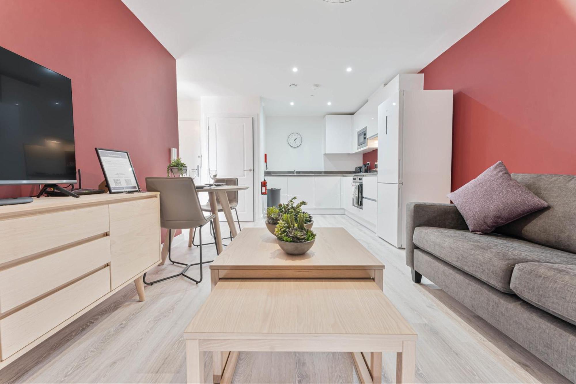 Stayzeni, Hardwick House Derby Smart 1 Bed Flat Dış mekan fotoğraf